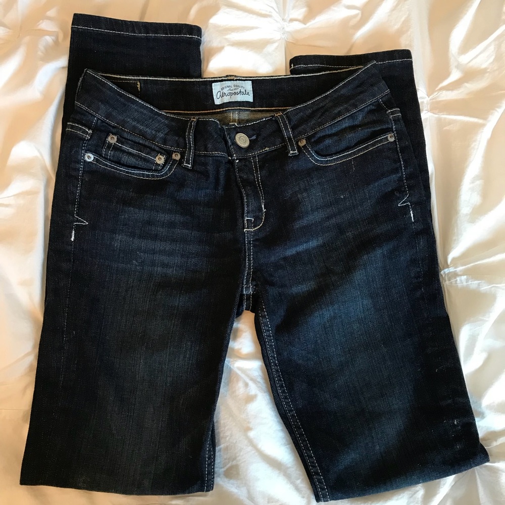 Aeropostale Dark Wash Skinny Jeans